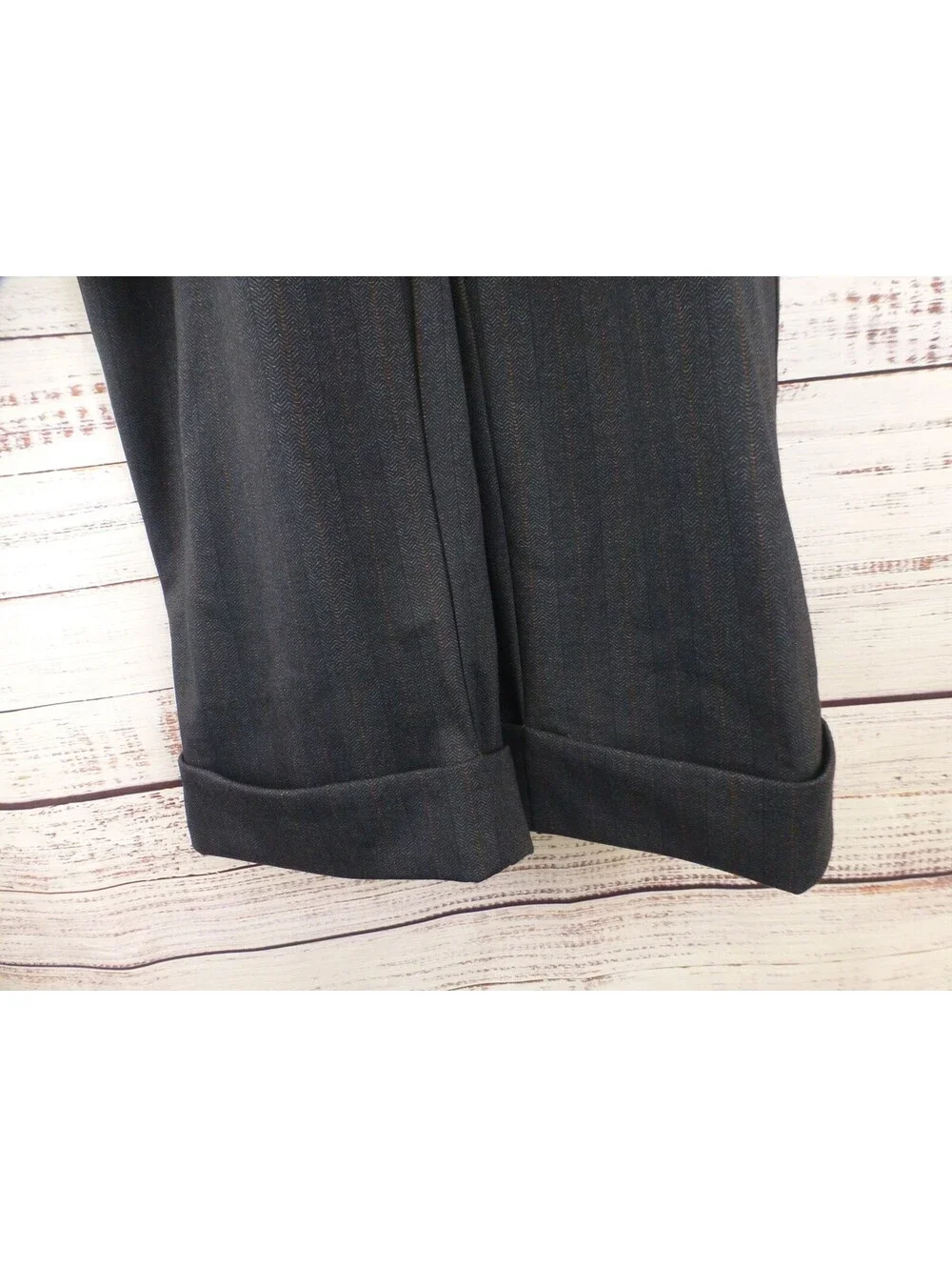 Democracy Women's Size 8 Gray Herringbone Skyrise Ab'Technology Pants NWT G4A